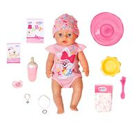 BABY born Magic Girl 43cm con Chupete Mágico - Muñeca con Funciones Realistas - Suave al Tacto, Articulaciones Móviles - Come, Duerme, Llora y USA la Bacinica - 11 Accesorios - Rosa - 836491