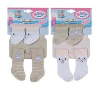 BABY born Medias y calcetines para muñecas de 43 cm – Diferentes combinaciones de colores
