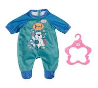 BABY born 833629 Romper Blue-Fits Dolls up to 43cm-Set Includes Hanger-Suitable
