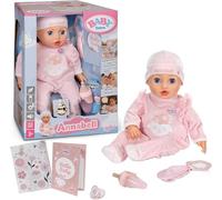 BABY Born Annabell 43 cm - Muñeca suave con 7 funciones electrónicas y sonido - Adecuado para niños a partir de 3 años - Muñeca con accesorios - Requiere pilas