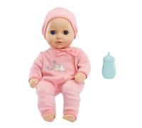 Baby Born My First Baby Doll Annabell - Azul Eyes: Dolly Baby Baby Baby Doll para nios de 1 aos en los ojos abiertos y cerrados Bebrero con botella
