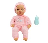 Baby Born My First Baby Doll Ava - Ojeros marrones claros: mueca de beb blando realista para nios de 1 aos en los ojos abiertos y cerrados mueca