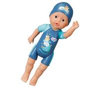 BABY born My First Swim Boy - Muñeco de 30 cm con bañador no removible y gorro - Puede nadar - Se puede utilizar en la bañera o en la piscina - Edad: 1+ años