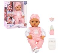 Baby Born My Real Baby Doll Ava - Ojos marr n claro: Mu eca beb realista de cuerpo blando. Edades de 3 a os en adelante. Efectos de sonido. Bebe