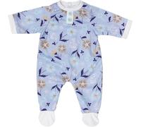 BABY born Pelele 838747 azul con diseño floral para muñecas de 43 cm