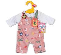 BABY born Pelele con Mangas largas y Motivos selváticos - Accesorios para muñecas Ropa Adecuada para muñecas de 43 cm