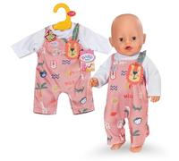 BABY born Pelele con Mangas largas y Motivos selváticos - Accesorios para muñecas Ropa Adecuada para muñecas de 43 cm