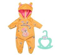 BABY born Mono Little Bear 834619 - Accesorios para muñecas de hasta 36cm - Mono de tela súper suave con capucha y percha - Edad: 2+ años