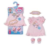 BABY born Pijama muñeca I con máscara de Dormir y Zapatos muñeca I Ropa Noche I Muñeca Accesorios para Todas Las muñecas bebé Nacido de 43 cm I Set de sueño Juguete niña