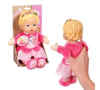BABY born Princess para Bebés 834688, Muñeca Marioneta de tela de 26cm con Cabeza de Vinilo Suave, Lavable a Mano, Para Bebés y Recién Nacidos