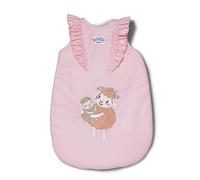 BABY born Rosa Puppenschlafsack mit Rüschen und Klettverschluss für 36cm und 43 cm große Puppen geeignet, 837924 Zapf Creation