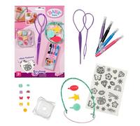 BABY born Set de rotuladores y Accesorios de Styling - Rotuladores Lavables, Diadema, Pins y Horquillas - Accesorios muñecas - Adecuado para Cabeza de Peinado