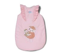 BABY born Rosa Puppenschlafsack mit Rüschen und Klettverschluss für 36cm und 43 cm große Puppen geeignet, 837924 Zapf Creation