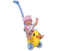 BABY born Schiebe-Berta - con Manillar y Ruedas funcionales - para muñecas de 36 cm y 43 cm - Accesorios muñecas - Apto para niños a Partir de 3 años
