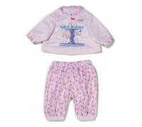 BABY born Schlafanzug mit langärmligen Shirt und Bunter Leggins für 43cm Puppen, 838785 Zapf Creation