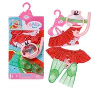 BABY born Set de Snorkel con Bikini, Gafas de Buceo y Aletas para muñecas de 43cm, 836996 Zapf Creation