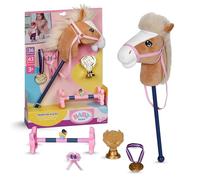 Baby born Set Hobby Horsing para muñecas de 36 y 43 cm | Caballito de palo con accesorios, para muñecas de 36 y 43 cm