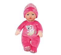 BABY born Sleepy para bebés - Muñeca de Trapo de 30 cm con sonajero Integrado y Gorro de Dormir recién Nacidos