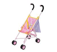 BABY born Stroller with Bag for 43 cm Dolls - Easy for Small Hands, Creative Play Promotes Empathy and Social Skills, For Toddlers 3 Years and Up - Includes Net Bag