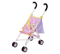 BABY born Stroller with Bag for 43 cm Dolls - Easy for Small Hands, Creative Play Promotes Empathy and Social Skills, For Toddlers 3 Years and Up - Includes Net Bag