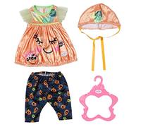 BABY born Traje de Halloween 834275 - Ropa para muñecas BABY born de 43cm - Incluye vestido, mallas y gorro a juego - Edad: 3+ años