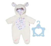 BABY born Traje de Oveja con Capucha y Orejas de Oveja, Pelele para muñecas de 43 cm, 838853 Zapf Creation