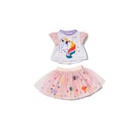 BABY born Unicorn Tutu Dress, Beautiful Shirt and Tutu Skirt for 43m Dolls, 8717