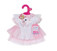 BABY born Vestido Cisne 43 cm con Falda de Tul y Estampado de Cisne, Incluye Percha