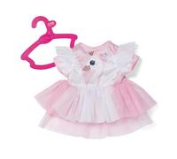 BABY born Vestido Cisne 43 cm con Falda de Tul y Estampado de Cisne, Incluye Percha