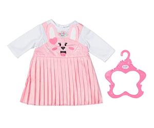 Baby Born Vestido de Conejito - para muñecas Baby Born de hasta 43 cm - El Set Incluye un Traje de Conejito con Top de Manga Larga y Percha - Edad: 3+ años