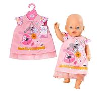 BABY born Vestido Perrito - Para muñecas de 43 cm - Incluye vestido y percha - Fácil para manos pequeñas - Fomenta la empatía y las habilidades sociales - Edad: 3+ años