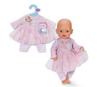 BABY born Vestido Rosa 36 cm con Falda de Tul y Leggings | Manga larga, falda de tul, leggings, para muñecas de 36 cm
