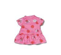 BABY born Vestido Rosa - Vestido para muñeca con Manzanas y Mariquitas - Ropa para muñecas - Accesorio para muñecas de 36 cm