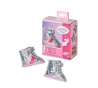 BABY born Zapatillas 43 cm - Efecto Holográfico - Para Manos pequeñas, Promueve la Empatía y Las Habilidades Sociales, Para Niños a Partir de 3 años, Con Rayas Rosas
