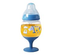 Babÿ Bottle - 180ml Feeding Babÿ Bottle | Bottles For Breastfeeding Kids | No Spill Drop-Resistant Silicone Trainer Cup For Beginner Learner Weaning, Pc Material, Home Travel Bedtime