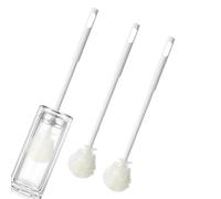 Baby Bottle Brush, Foldable 3 Pieces Cleaning Tool, Space-Saving Design Long Handle Design, Gentle Scrub for Breast Pump Parts, Humidifier, Feeding Bottles, Household Use