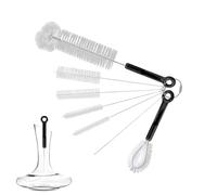 Baby Bottle Brush Set, 7 Piece Toddler Bottle Scrubber, 12.01x1.57 Inches Bendable Multifunctional Straw Scrub for Water Cups, Narrow Neck Jars, Lids, Travel, Kitchen and Coffee