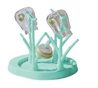 Baby Bottle Drying Rack - Bottle Dryer | Baby Bottlee Holder | Toddler Feeding Station | Tree Shaped Space Saving Nipple Dryer Holder | Portable Feeding Organizer for Teething Toys, Pump Part Draining