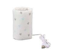 Baby Bottle Keep Warm Cover, USB Insulation Cover Bottle Warmer Bag, Milk Warmer, Travel Heating Sleeve, Nursing Bottle Heat Keeper for Traveling, Driving, Indoor Use, Portable Milk Warmer, estrella,