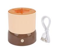 Baby Bottle Shaker, Electric Automatic Milk Formula Mixer USB Charging Less Lumps for Home Travel Breastmilk and Formula (Dark Brown)