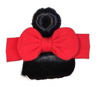 Baby Bowknot Bangs Wigs, Toddler Wig Hairpiece, 7,09 pulgadas Elastic Skin Friendly Headwear Accessories for Stage Performances, Celebrations and Padre-Child Gatherings