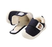 Baby Boy Girl Sneakers Fall and Winter Soft Sole Non Slip Padded Cotton Shoes Lightweight Toddler Shoes Baby Mädchen Schuhe, azul oscuro, 24 EU