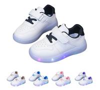Baby Boys Light Up Shoes Kids Led Luminous Athletic Trainers Toddler Soft Bottom Outdoor Non Slip Sport Shoes Little Girls Slip On Running Tennis Casual Sneakers