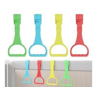 Baby-brak Tire los anillos - 4 anillos para jugar, agarre ergonómico cómodo | Baby Stand-Up Mangos, anillos de entrenamiento de pie, accesorio de guardería de seguridad,