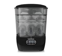 Baby Brezza - Esterilizador y secadora avanzada - 33% más rápido - Desinfectante de vapor de mayor capacidad - Máquina de esterilización universal para todas las botellas + piezas de bombeo