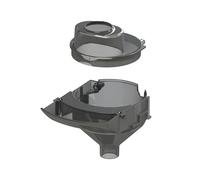 Baby Brezza Formula Pro Advanced - Embudo y cubierta de repuesto, color gris