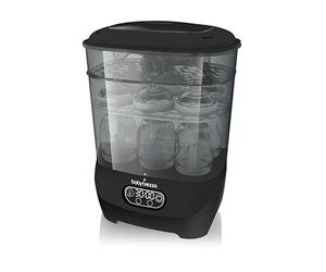 Baby Brezza Sterilizer Dryer Advanced - Esterilizador y Secador de Biberones - 33% Más Rápido - Esterilización con Vapor de Gran Capacidad - Para Biberones y Piezas de Extractor - Filtro HEPA