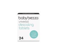 Baby Brezza Tabletas descalcificadoras universales, paquete de 24, removedor de cal seguro y eficaz para máquinas Baby Brezza compatibles, fórmula no tóxica, hipoalergénica