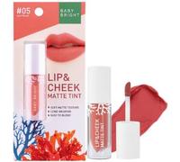 Baby Bright - Lip & Cheek Matte Tint 05 Just Peach