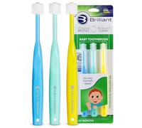 Brilliant Cepillo de dientes Baby Buddy 360 Colores Azul/Menta/Amarillo Talla 3